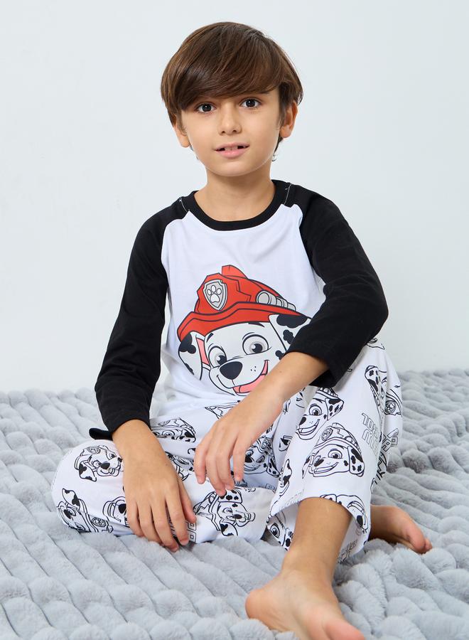 ستايلي طقم من بنطال بيجاما وتيشيرت بطبعة باو باترول - Image 1