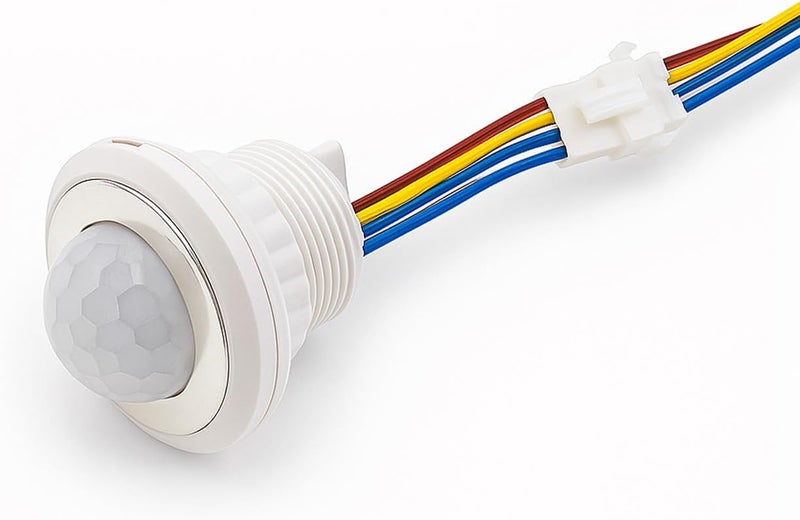 Gebildet Mini Motion Sensor Light Switch 100-240V PIR Sensor Smart Detection Time Delay Adjustable Infrared Induction Detector for Strip LED Ceiling Lamp (Pack of 2) - Image 2