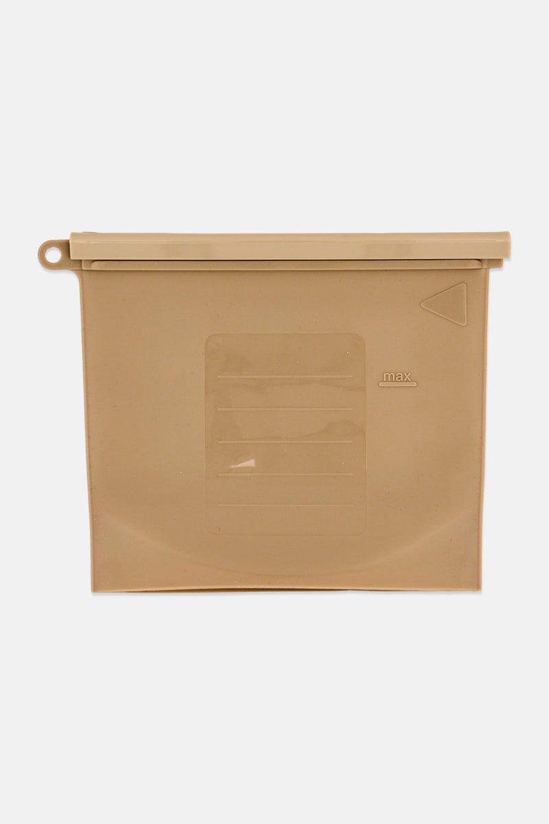 Muy Mucho Silicon Food Container, Tan - Image 2