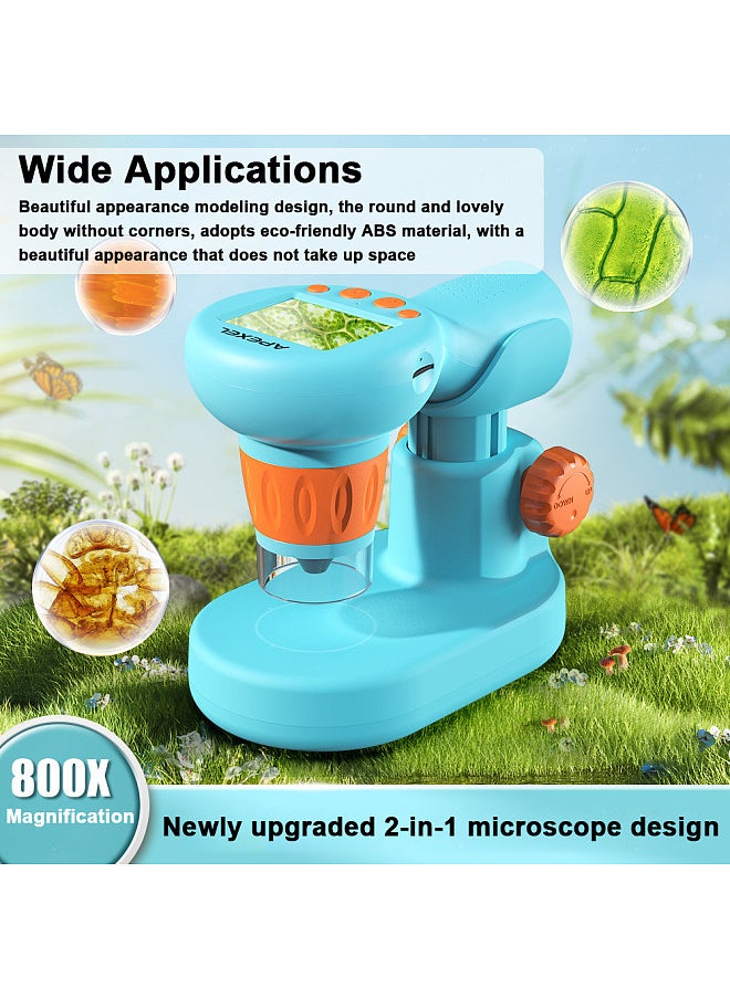 APEXEL APEXEL-MS201 Optical Microscope 800X Portable Professional Binoculars 2.0-inch IPS Color Screen  - Image 2