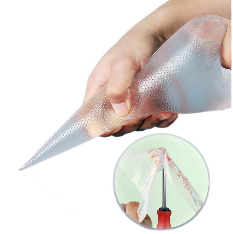GYFZH Piping Bags,100pcs 12 Inch Anti Burst Disposable Cake Decorating Bags,Non-Slip Pastry Bags-Ideal for Cakes,Cream Frosting and Cookie Decorating - Image 3