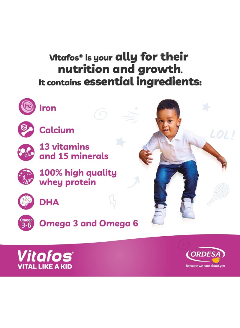 Vitafos Nutritional Growing Up Milk Formula For 1-10 Years Vanilla Flavour - Image 4