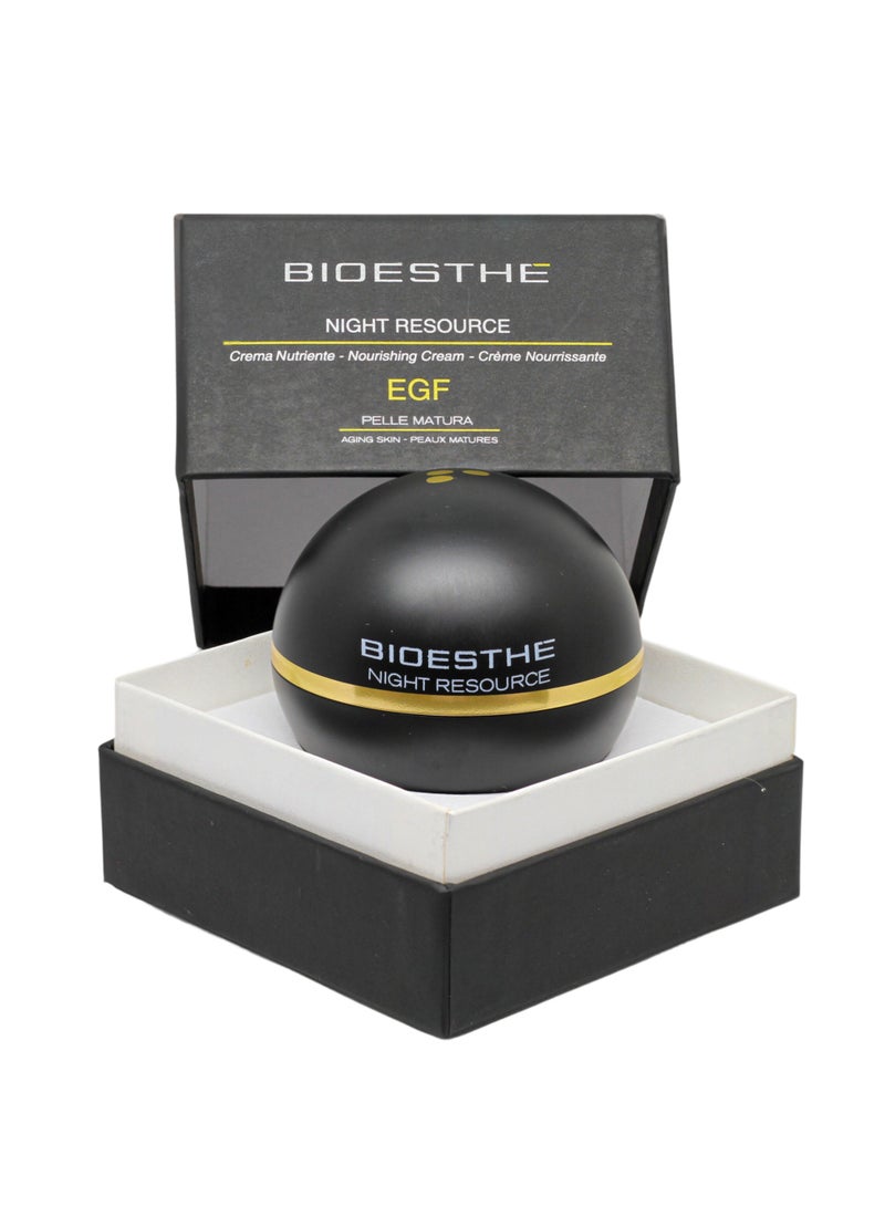Bioesthe EGF Night Resource Cream - Advanced Anti-Aging Night Cream with Plant Epidermal Growth Factor (EGF) | Hydrating & Revitalizing Formula for Skin Renewal | 50ml - Image 3