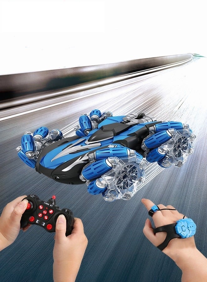 MIXDE Rechargeable 360° Rotation Remote Control Car Toy for Kids,2.4 GHz Double Side Dual RC Drift Race Car,Drift Off-road Climbing Toy Car with Music and Light - Image 2