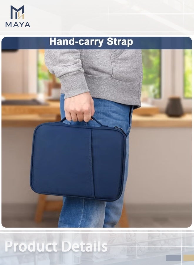Maya Sleeve Case Carrying Bag for 12-13 Inch Tablet, Compatible with iPad Pro M4 & iPad Air M2 2024, 12.9-in iPad Pro M2&M1 6th/5th 2022-2018, Surface Pro 9/8/X/7/6, Galaxy Tab S8/S8+ - Image 3