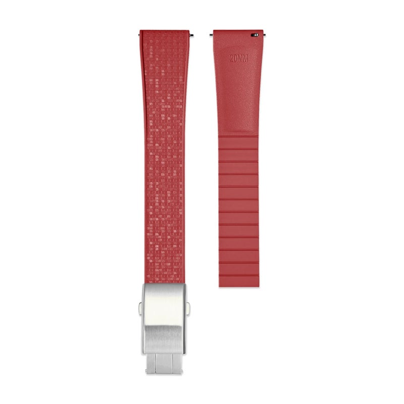 Bluejw Quick Release FKM Rubber Watch Strap 18mm 20mm 21mm 22mm - Premium Waterproof Replacement Band for Tissot & Omega Watches - Image 1