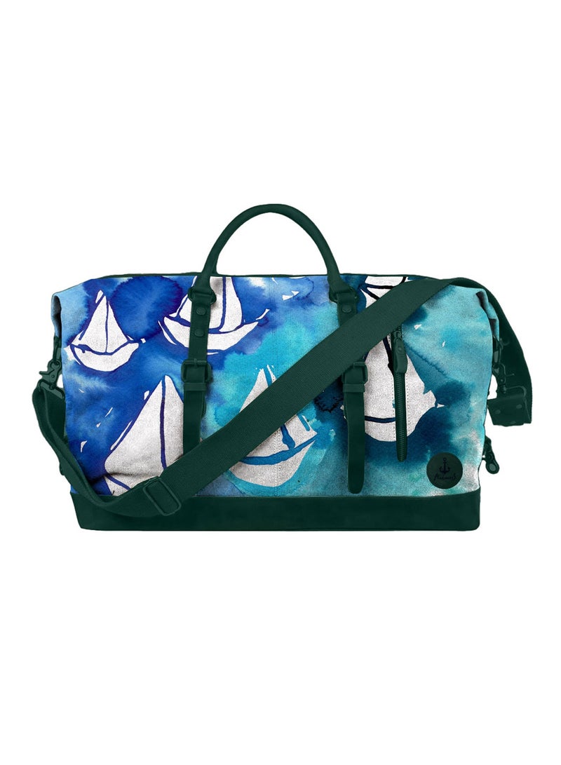 Anemoss Travel Duffel Bag, 50L Large Capacity, Oxford Polyster Blend Luggage Bag, Travel Bag with Zipper and Pockets, Duffel Bag for Gym Sports Fitness, Travel Hand Luggage Bags, Sail Design Tote Bag - Image 1