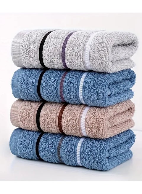 4 Piece Ultra Soft & Absorbent Polyester Towels Perfect For Adults & Kids