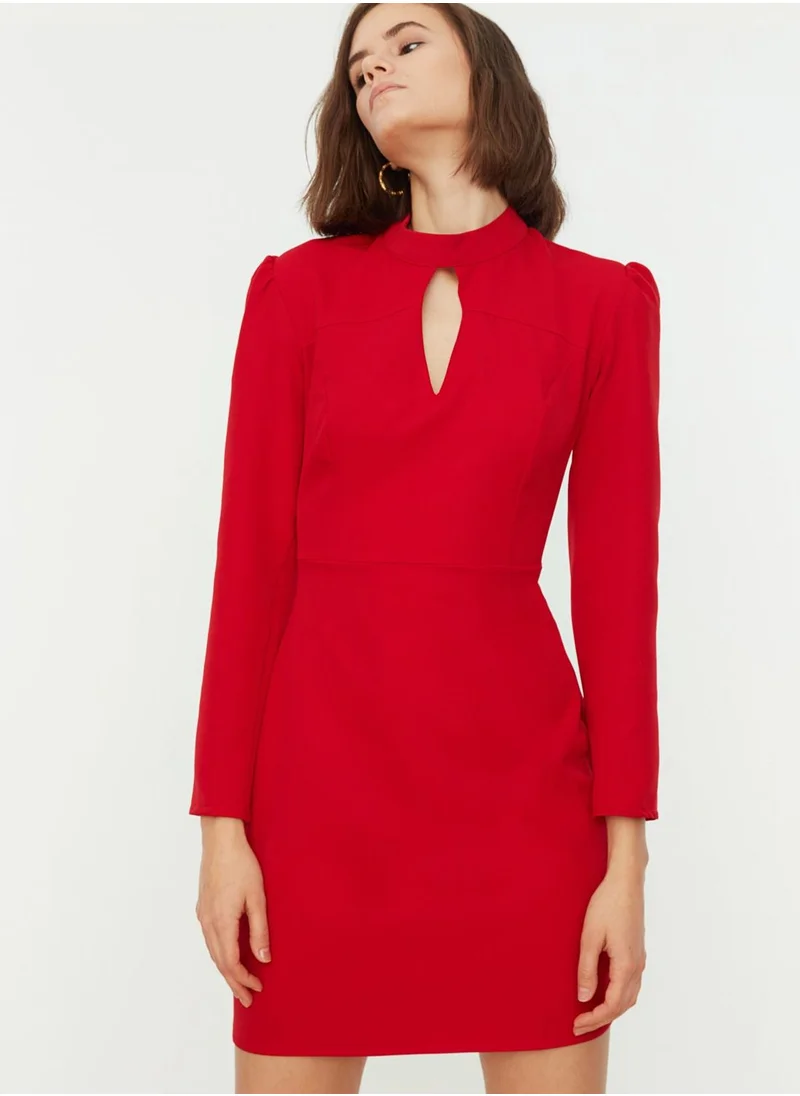 trendyol Cut Out Detail Bodycon Dress