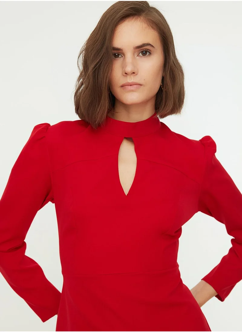 trendyol Cut Out Detail Bodycon Dress