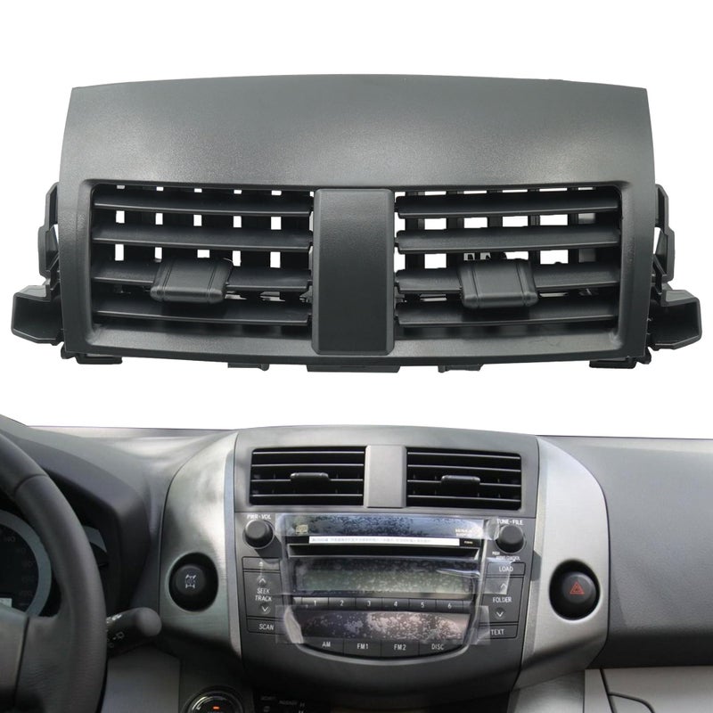 runfider Center Dash AC Outlet Air Vent Panel Cover for Toyota RAV4 2006 2007 2008 2009 2010 2011 2012 Replaces 5567042060B0 5566342020 556700R010 556700R010B0