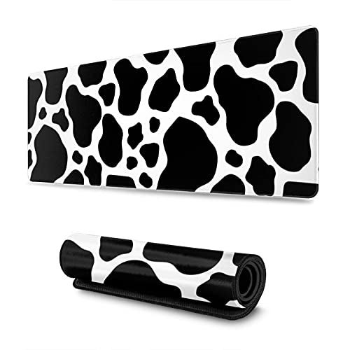 Echoserein Cow Print Skin Gaming Mouse Pad Large XL Long Extended Pads Big Mousepad Keyboard Mouse Mat Desk Pad Home Office Decor Accessories for Computer Pc Laptop - Image 5