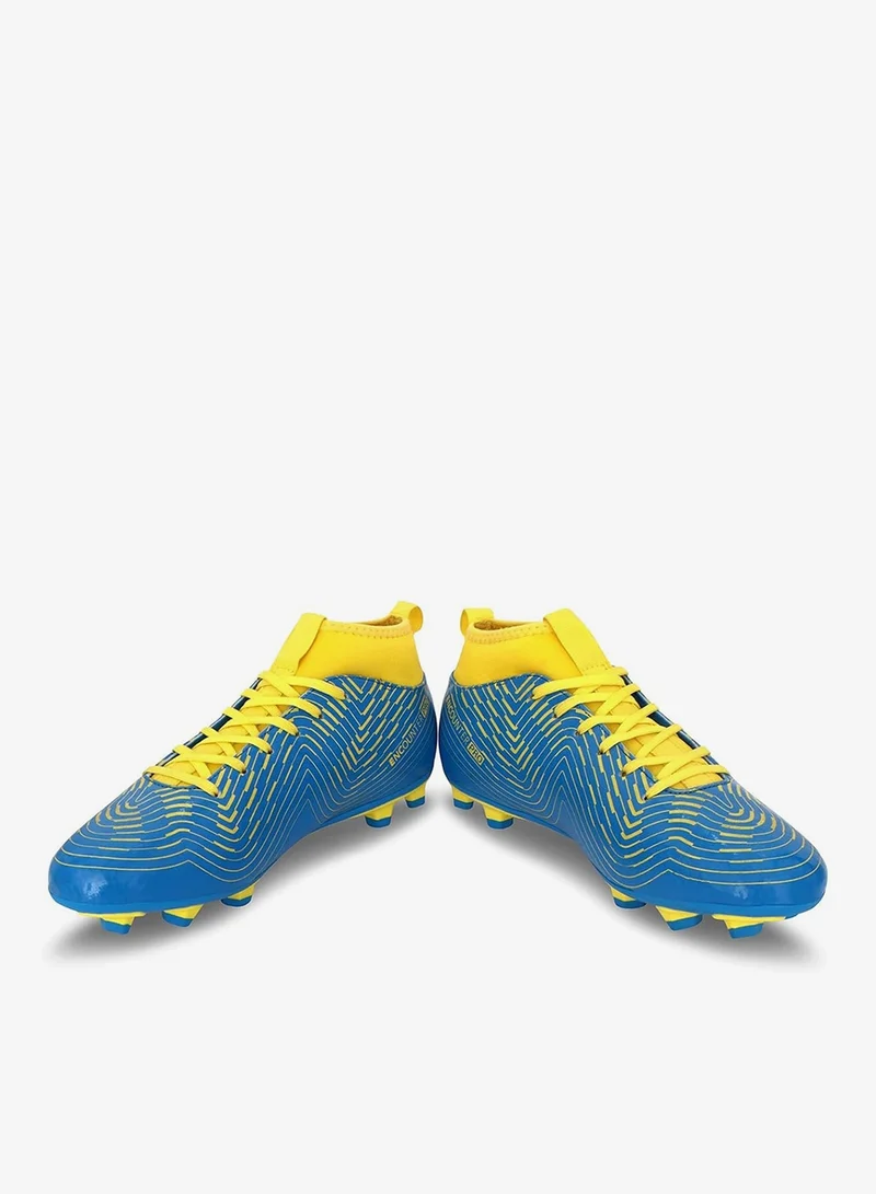 نيفيا Men's Aster Blue/Yellow Football Shoes