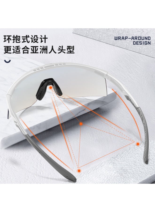 SCVCN Outdoor Riding Glasses Windproof Sunglasses UV-proof Sports Bike Integrated Fashion - Image 3