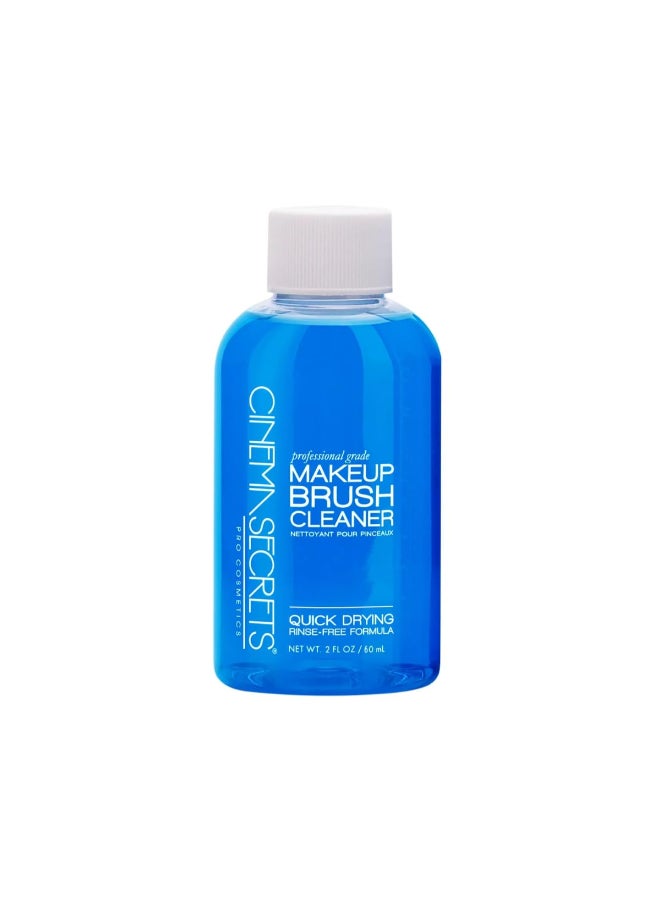 Cinema Secrets Original Blue Vanilla Makeup Brush Cleaner Solution Professional Cleanser for Makeup Brushes QuickDrying RinseFree Formula Removes Stubborn Waterproof Make Up 2 fl oz - Image 3