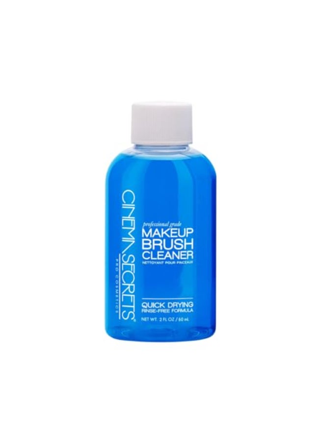 Cinema Secrets Original Blue Vanilla Makeup Brush Cleaner Solution Professional Cleanser for Makeup Brushes QuickDrying RinseFree Formula Removes Stubborn Waterproof Make Up 2 fl oz - Image 1