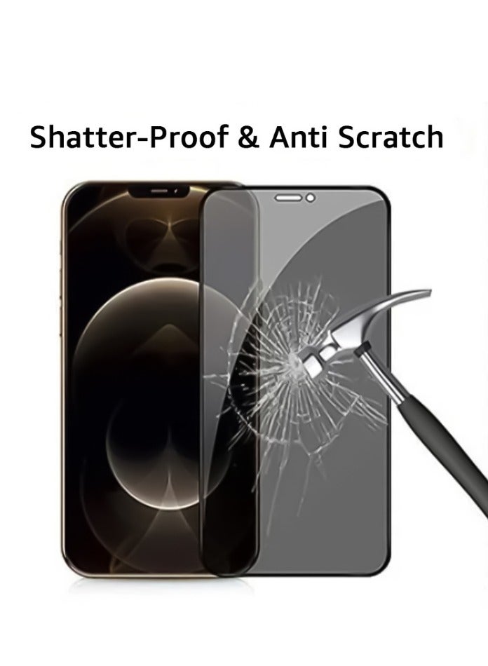 Desert Diamond Hardness Soft Privacy Screen Protector for iPhone 14 PRO MAX, Anti-Spying - Image 3