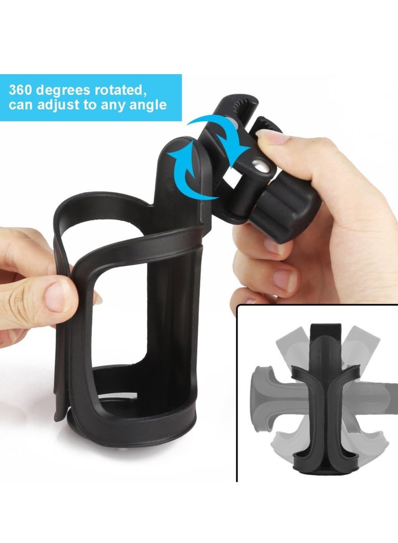 Generic Bike Cup Holder, Bike Water Bottle Holders, Universal 360 Degrees Rotation Cup Holder for Bicycle, Stroller, Scooter, Walker, Wheelchair, Bike Bottle Holders for Kids Adults, 1 Pack  - Image 3