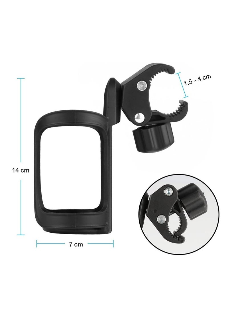 Generic Bike Cup Holder, Bike Water Bottle Holders, Universal 360 Degrees Rotation Cup Holder for Bicycle, Stroller, Scooter, Walker, Wheelchair, Bike Bottle Holders for Kids Adults, 1 Pack  - Image 5