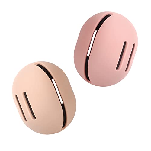FERYES 2 PCS Makeup Sponge Holder Shatterproof EcoFriendly Silicone Beauty Make Up Blender Case for Travel - Image 2