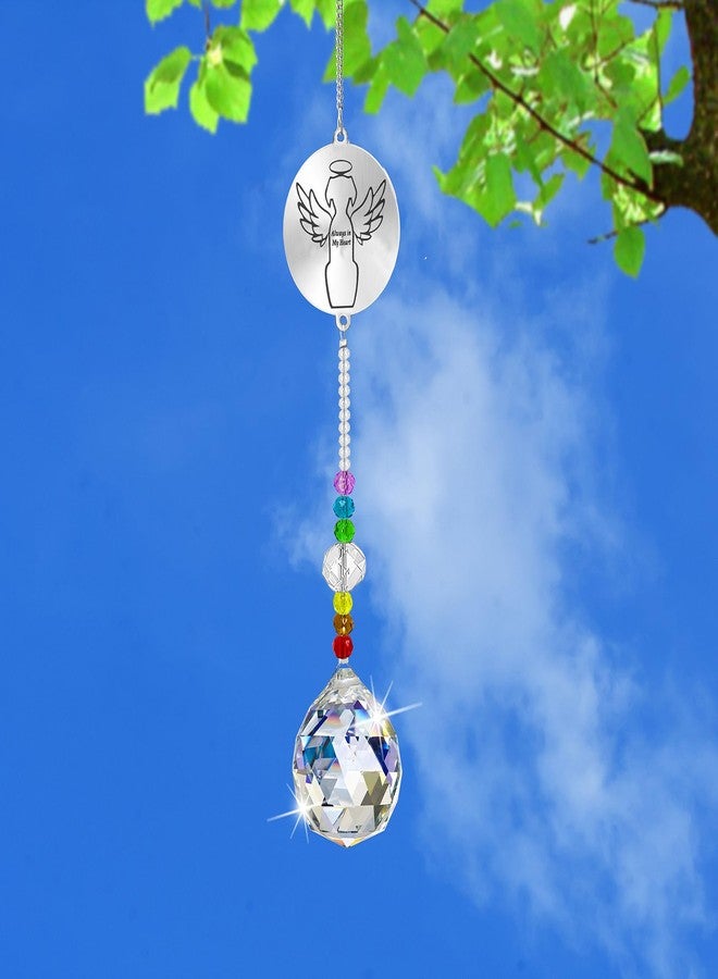 Persofine Dog Memorial Gifts for Loss of Dog, Pet Paw Print Sympathy Gifts Crystal Window Suncatcher,Bereavement Gift Sun Catcher,Remembrance Gift Rainbow Maker,Pet Passing Away Loss (C) - Image 4