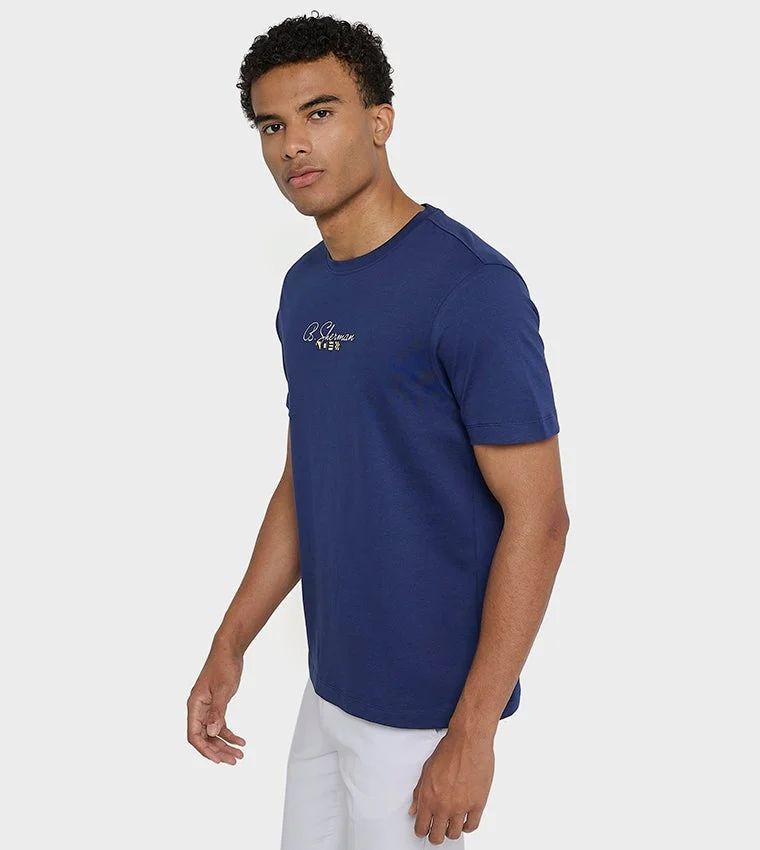 بين شيرمان Ben Sherman Men's Crew Neck Short Sleeve Printed T-Shirt