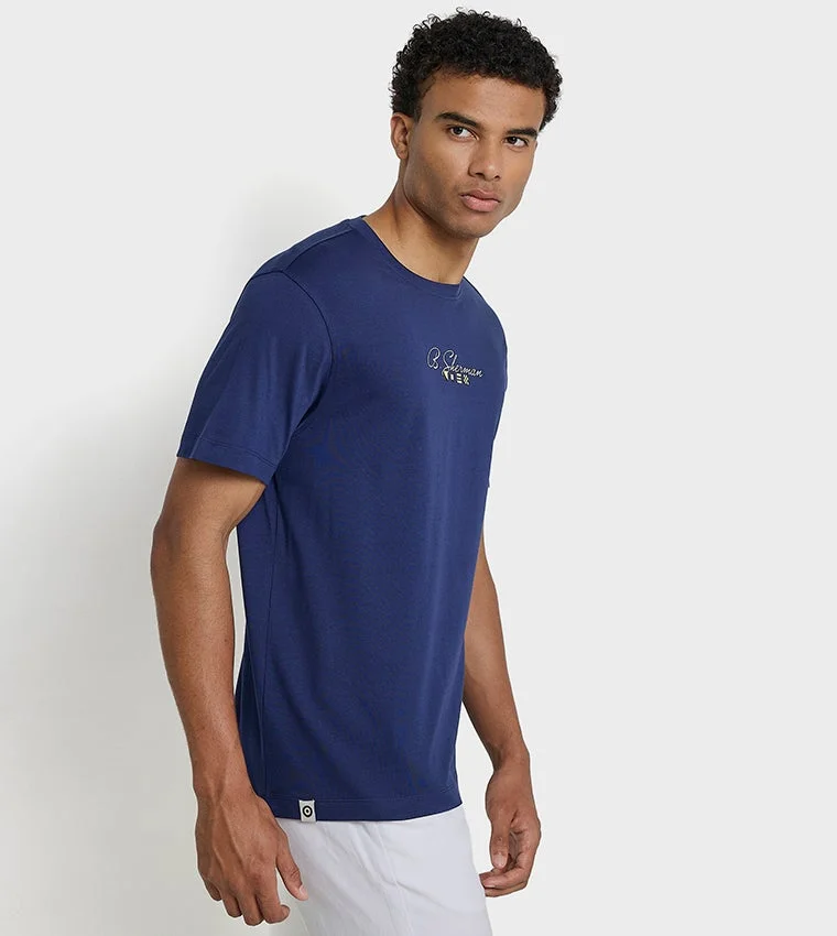 Ben Sherman  Ben Sherman Men's Crew Neck Short Sleeve Printed T-Shirt for Men | Best Price UAE