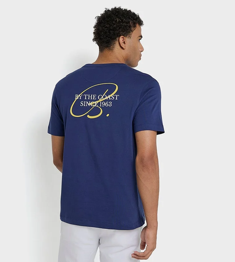 Ben Sherman  Ben Sherman Men's Crew Neck Short Sleeve Printed T-Shirt for Men | Best Price UAE