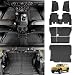 JTYZSM Cargo Mats for 20182025 Jeep Wrangler JL 4X4 Floor Liners with Trunk Mat Backrest Mat All Weather TPE Protector Rear Floor Trunk Liners for 1825 Wrangler JL 4X4 4 Door Accessories - Image 2