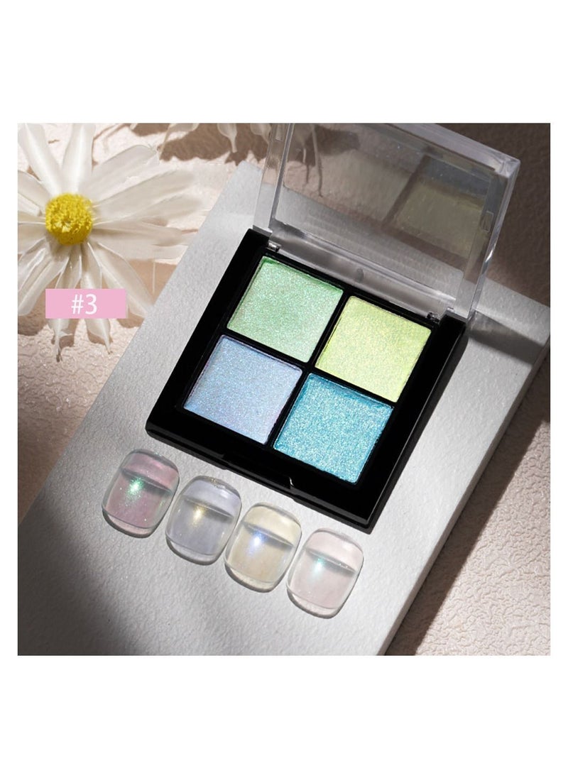 Miss Gooey Four-Color Solid Aurora Powder-Nail Powder  - Image 2