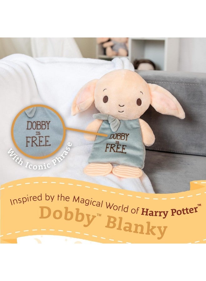 Kids Preferred KIDS PREFERRED Harry Potter Dobby Teether Plush Toy Crinkle Cloth for Newborn Baby Boys and Girls 10 inches  - Image 1