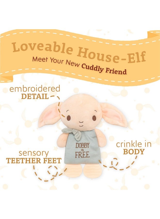 Kids Preferred KIDS PREFERRED Harry Potter Dobby Teether Plush Toy Crinkle Cloth for Newborn Baby Boys and Girls 10 inches  - Image 2