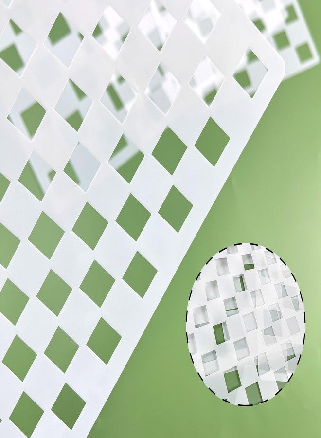 CODOHI قوالب لوح الشطرنج - 4 قطع بأحجام متنوعة قابلة لإعادة الاستخدام من بلاستيك مايلار للرسم على الخشب، الوسائد، الجدران، دفاتر القصاصات، صناعة البطاقات، الحرف اليدوية - Image 4