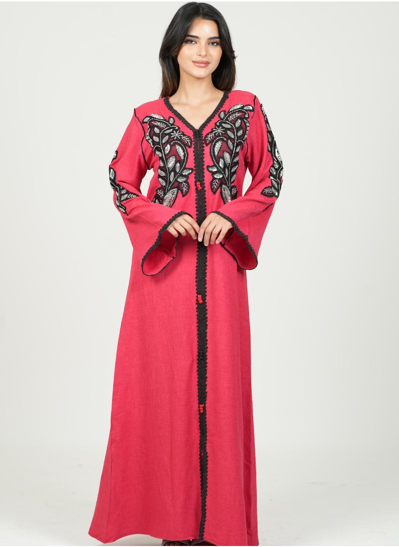 AL BENT AL SHARQIEH women jalabia kaftan dress  - Image 1