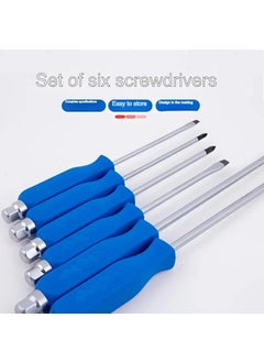 KASHTHA ENTERPRISE KASHTHA ENTERPRISE Professional Hammer Head Screwdriver Set 6 Pieces good grip Handle Chrome Steel Shaft  - Image 4