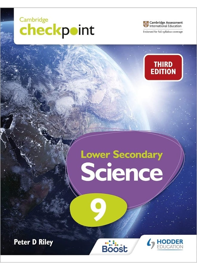 Cambridge Checkpoint Lower Secondary Science Student's Book 9: Third Edition  - Image 1