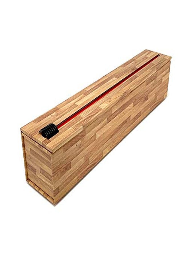 شيكراب موزع ورق الزبدة ChicWrap Butcher Block - يتضمن لفة ورق خبز وطبخ غير مبيض مقاس 15 بوصة × 164 قدمًا (205 قدم مربع) - موزع قابل لإعادة الاستخدام مع قاطع منزلق - معتمد كمنتج كوشير - Image 2