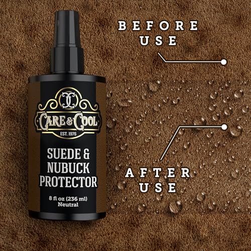 Care & Cool Maximum Protection for Your Suede and Nubuck (8 oz). Waterproofing, Dust and Stain Repellent Formula for your Shoes, Boots, Bags and Jackets. Setting the Standards Since 1976. - Image 3
