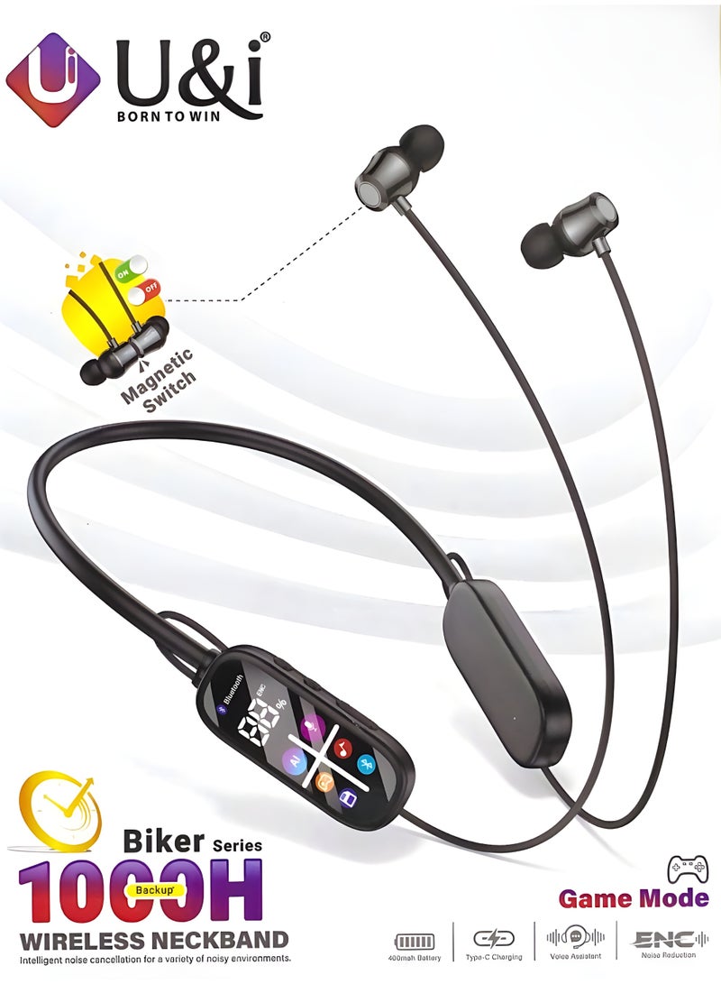 يو اند اي سماعات الرقبة اللاسلكية U&i Biker Series 1000H - Image 2