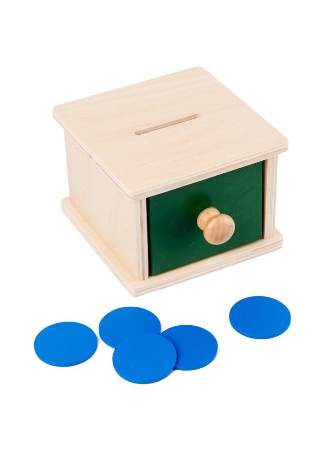 Loquat Montessori Early Education Baby Small Month Old Hand Toys Textile Drum Box-Color:Round Panels - Image 4