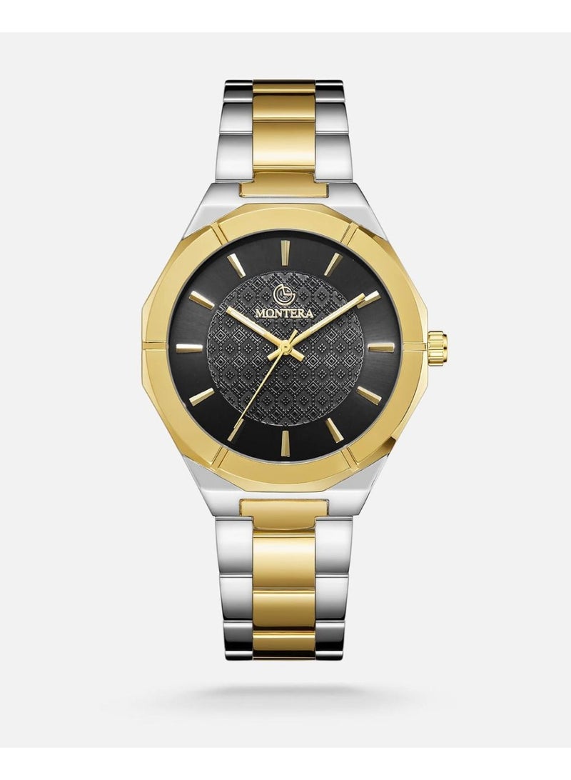 Montera Classic Men's Wristwatch, Water Resistant
