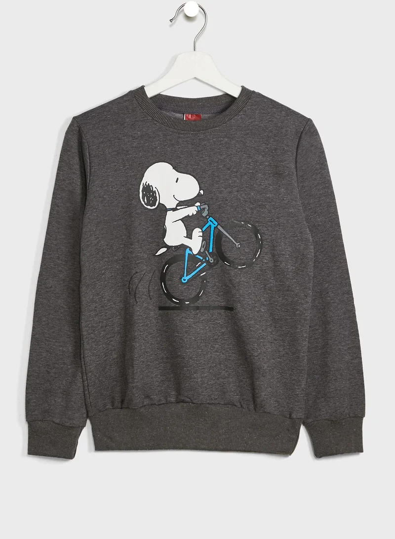 Peanuts Youth Snoopy Sweatshirt