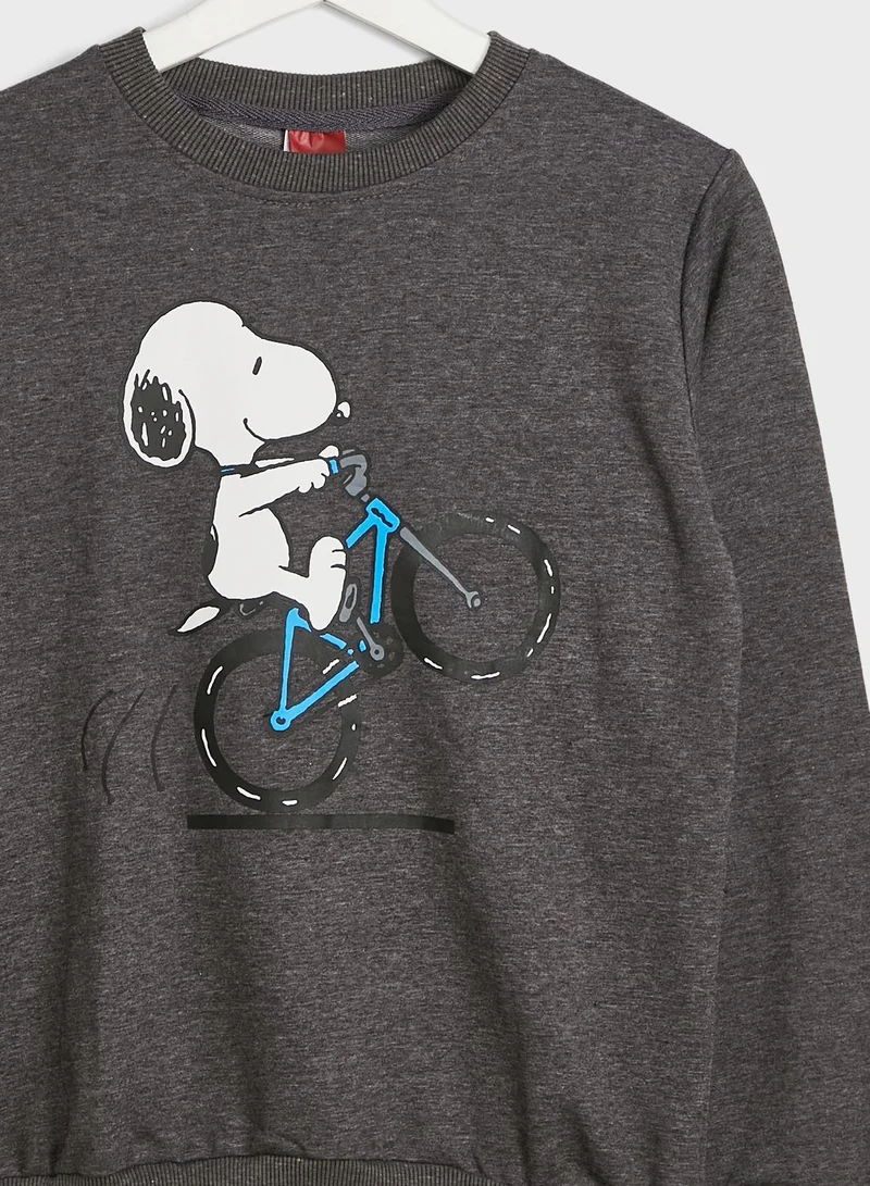 Peanuts Youth Snoopy Sweatshirt