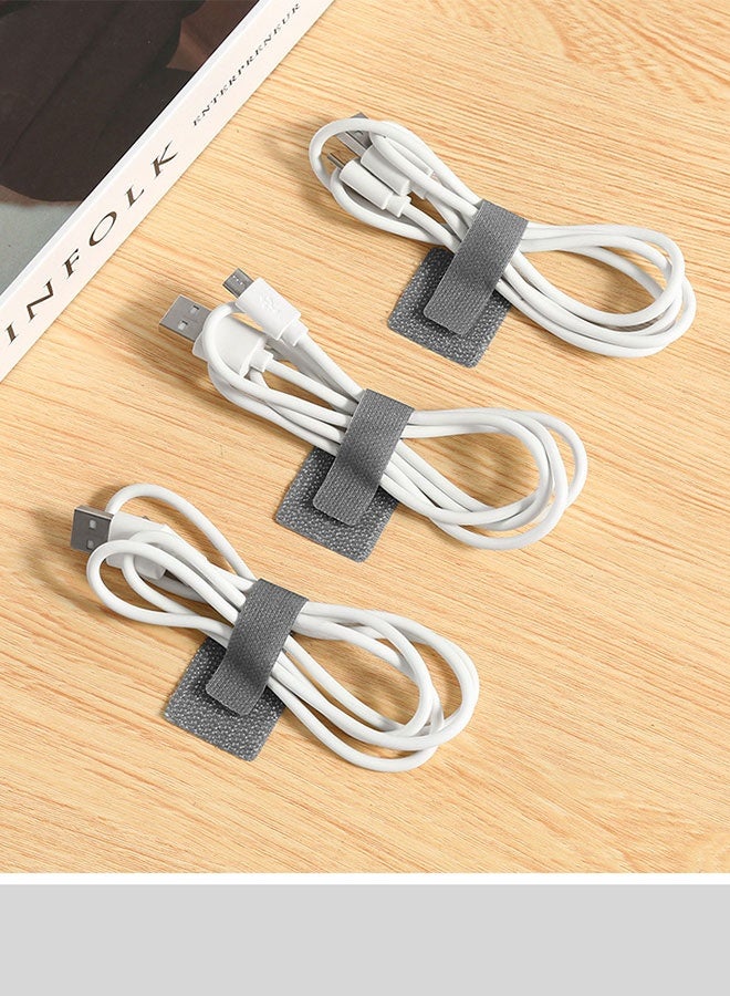 Loquat 10 Pieces Of Power Cord Velcro Cable Tie Cable Organizer, Multi-Purpose Data Cable Organizer - Image 2
