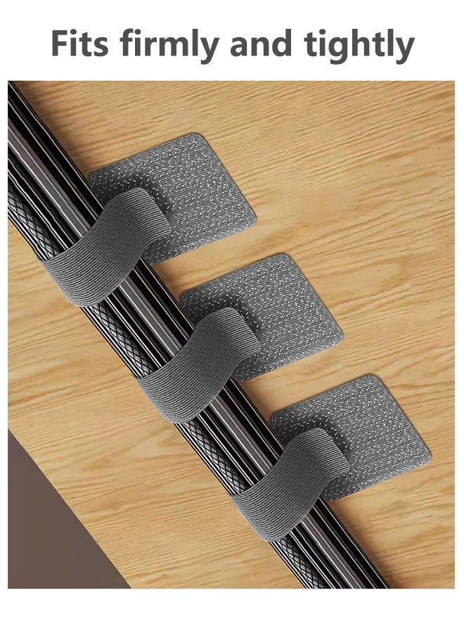 Loquat 10 Pieces Of Power Cord Velcro Cable Tie Cable Organizer, Multi-Purpose Data Cable Organizer - Image 3