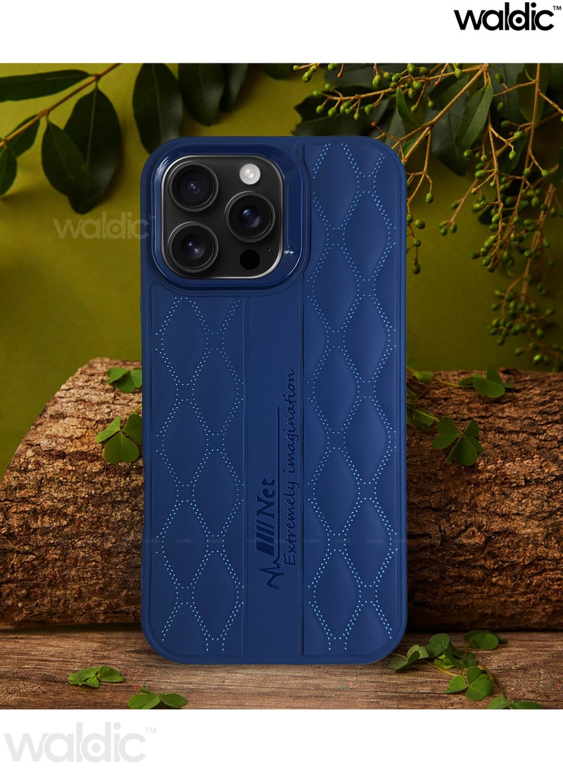 Waldic Apple iPhone 16 Pro Max Premium UAG Case | Premium Silicone  Case Cover Designed for Apple iPhone 16 Pro Max | Apple iPhone 16 Pro Max Case Camera and Drop Protection Thin Protective Back Cover Case for Apple iPhone 16 Pro Max - Blue - Image 5