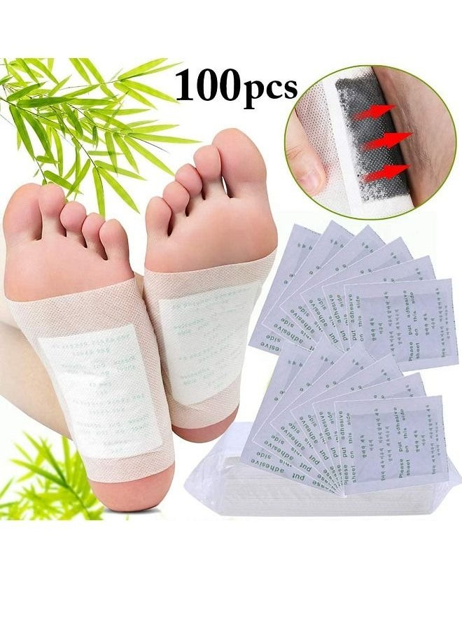 McDou - Foot Pads 100 Relief Foot Pads and 100 Adhesive Sheets for Removing Impurities - Image 1