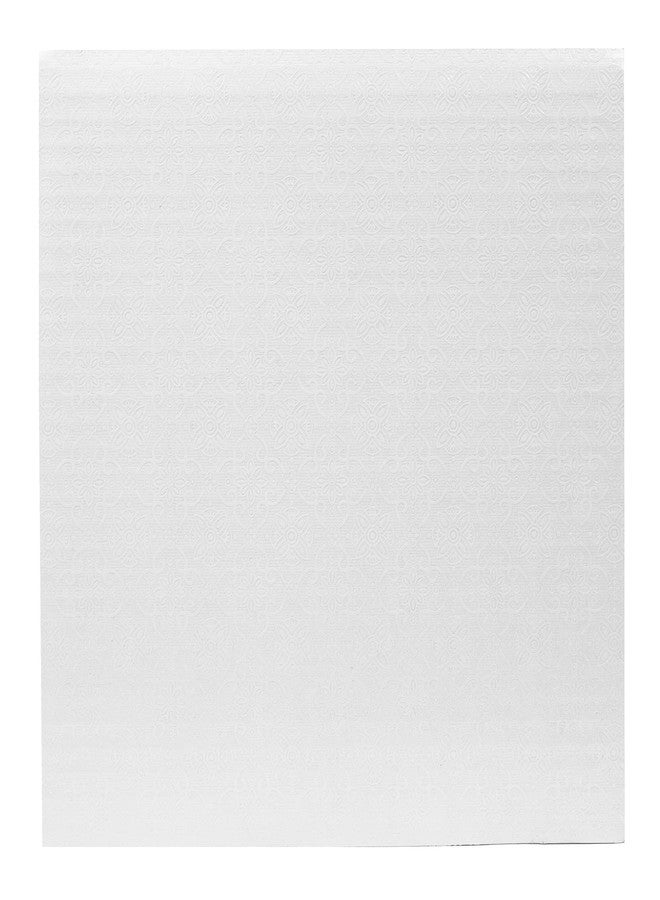 O'CREME White-Top Square Corrugated Cake Board Disposable Cake Plate Platter 16 Inch x 16 Inch, Pack of 10 - Image 1