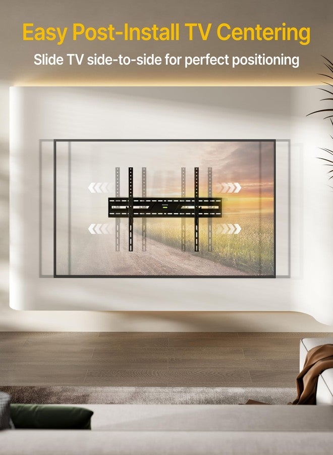 monTEK Heavy Duty Tilting TV Wall Mount for 50-100 Inch Large TVs Holds up to 220 lbs, 4X Safety Tested, 15° Tilt for Glare Reduction, Fits 16"/18"/24" Wood Studs & Concrete, Max VESA 900x600mm - Image 5