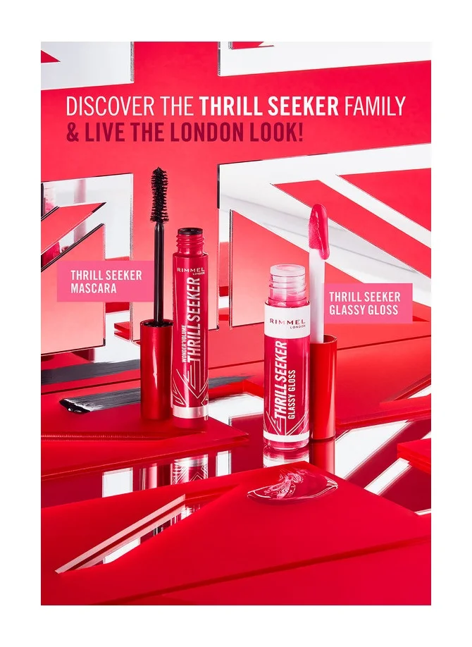 RIMMEL LONDON Thrill Seeker Glassy Gloss Lip Gloss - 150 - Pink Candy, 10ml